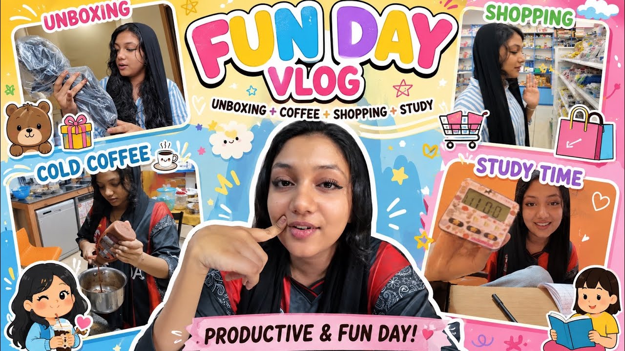 Study vlog😭😭😭 3am studying shopping unboxing 🎉😍 