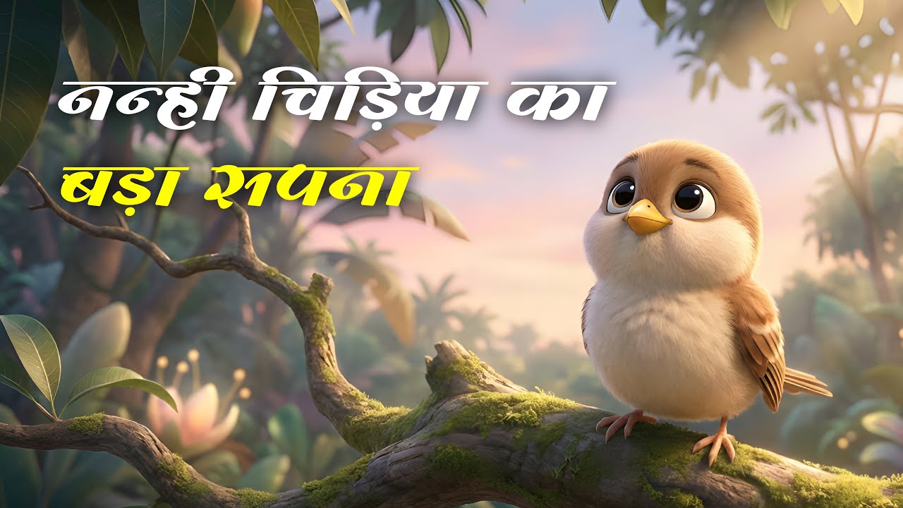 नन्ही चिड़िया का बड़ा सपना | Hindi Moral Story for Kids | Kids Story in Hindi