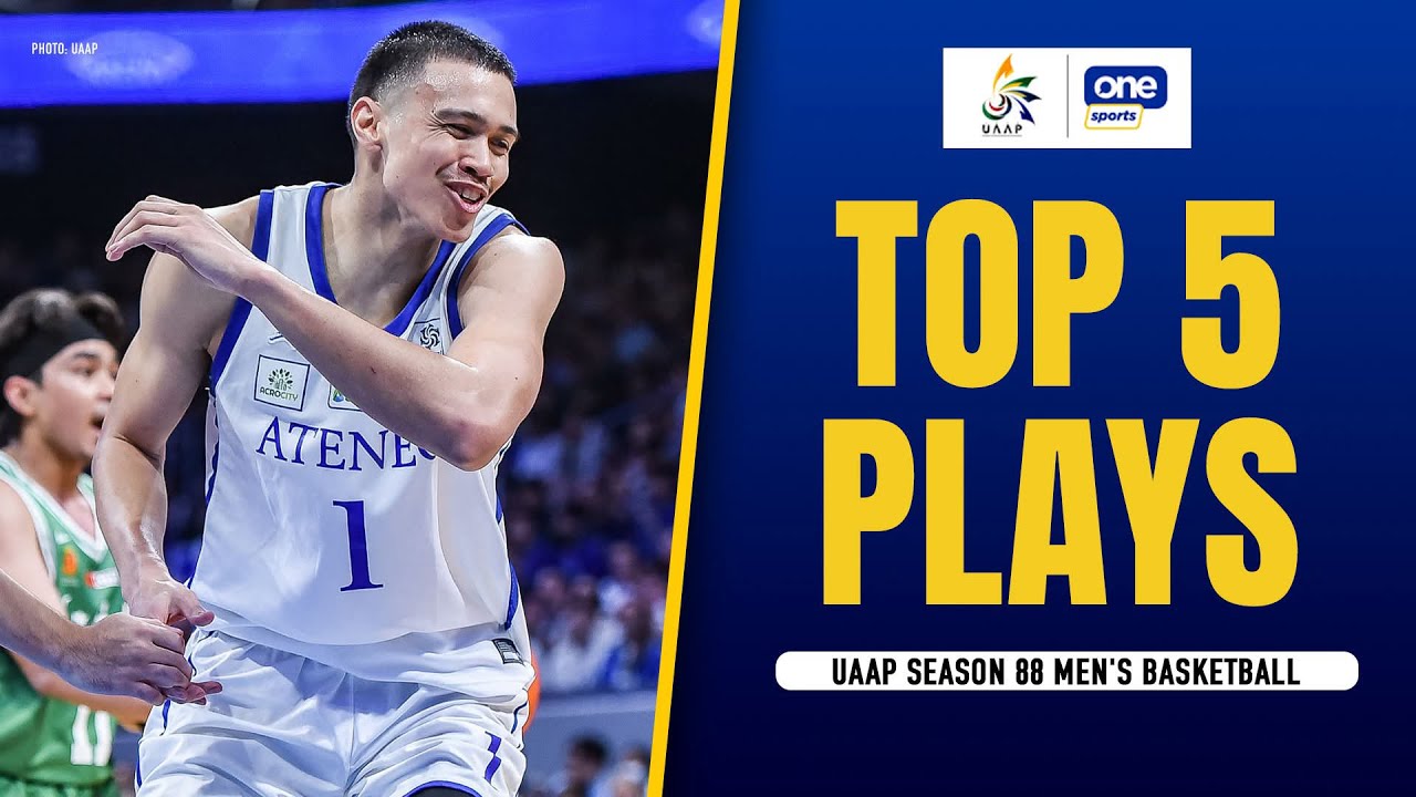 TOP 5 PLAYS | UAAP SEASON 88 MEN&rsquo;S BASKETBALL | OCTOBER 5, 2025