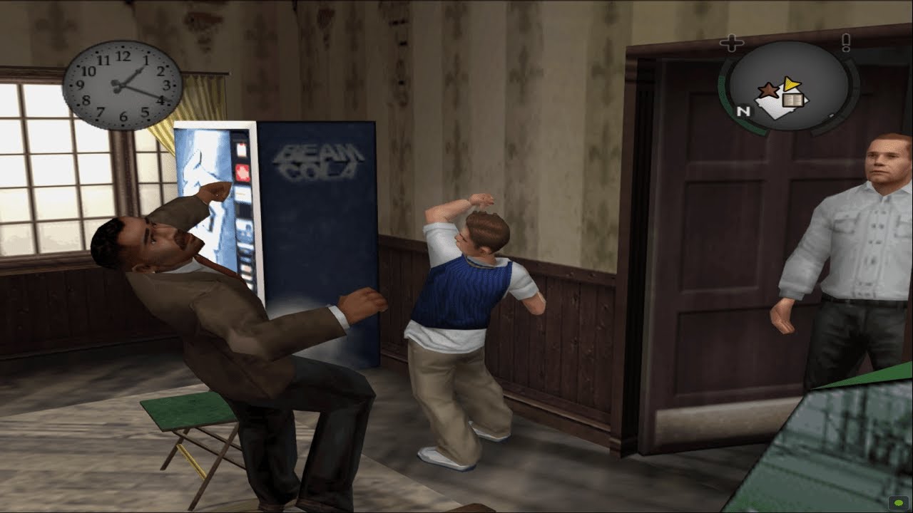 Bully PS2 - Fighting adults in the beach house