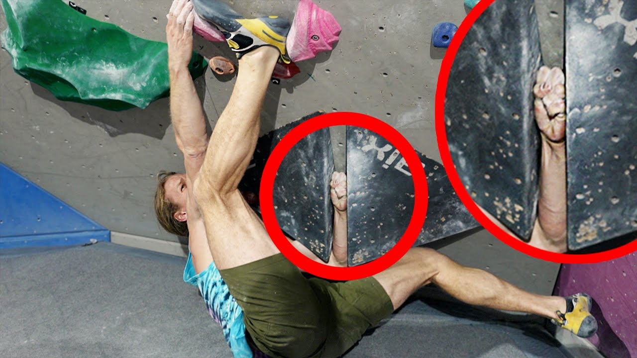 Thor didn't want to climb this 5-star problem.