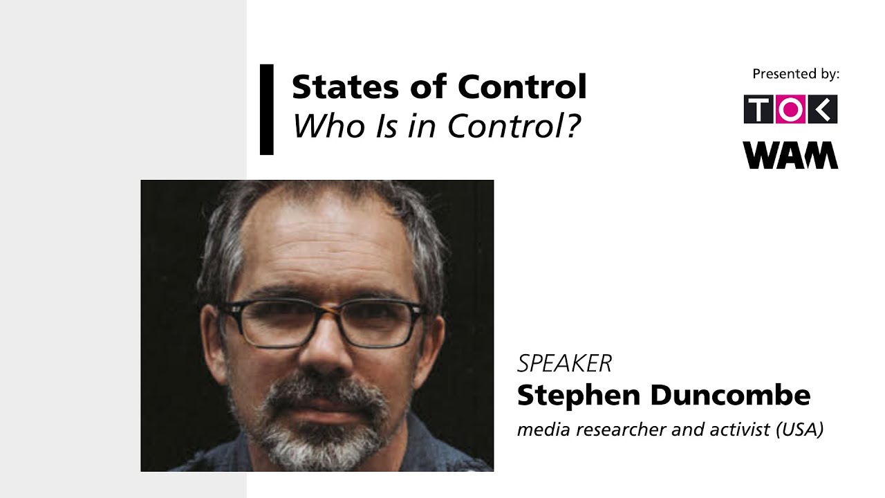 Stephen Duncombe: Can Artists Protect Fair Elections? | STATES OF CONTROL