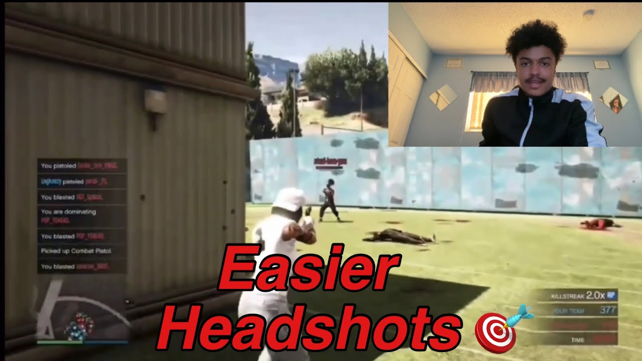 *SIMPLE* How to Get Easy Headshots in GTA 5 Online (4 Tips & Tricks)