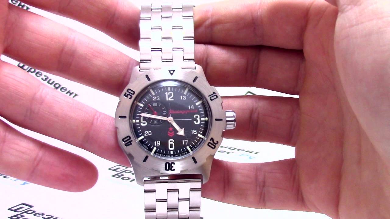 Часы Восток Командирские К-35 350504 - видео обзор от Watch-Forum.RU