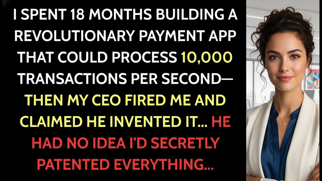 CEO Claimed My App—Didn’t Know I Patented It First 💡💼   Startup Payback Begins