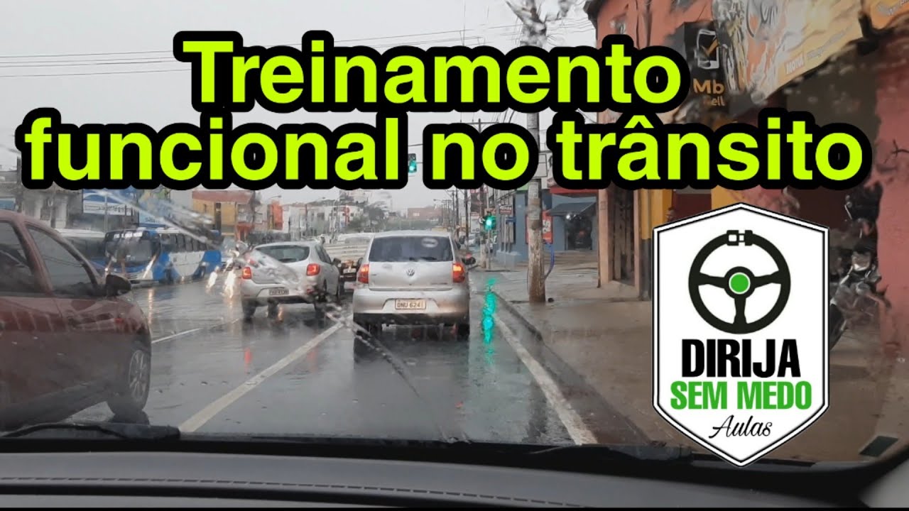 Treinamento em horário de maior movimento no trânsito