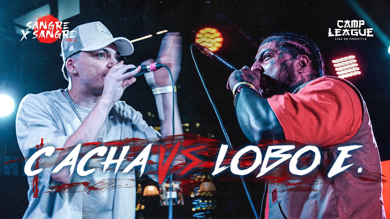 CACHA vs LOBO ESTEPARIO (EXHIBICI&Oacute;N) - SANGRE X SANGRE Vol. 2 #freestylerap #cacha #loboestepario