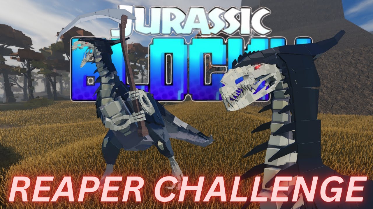 Испытание Reaper Therizinosaurus в Jurassic Blocky