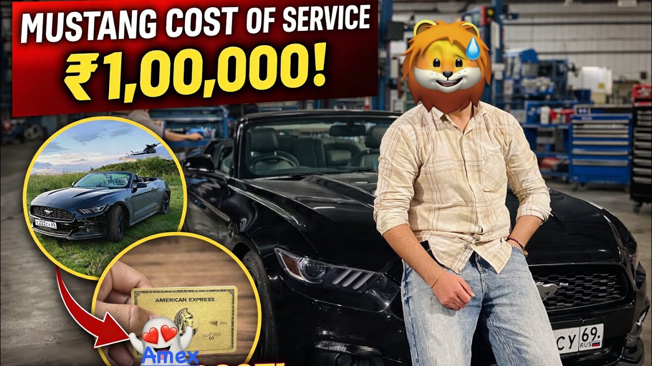 Mustang Cost Of Service 💸|| Vlogging on top
