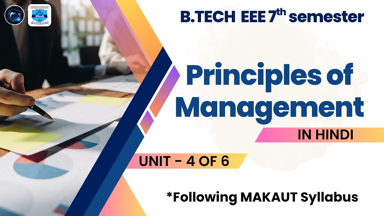 Principles of Management | UNIT-IV Directing | MAKAUT | B.TECH | EEE 7TH SEM