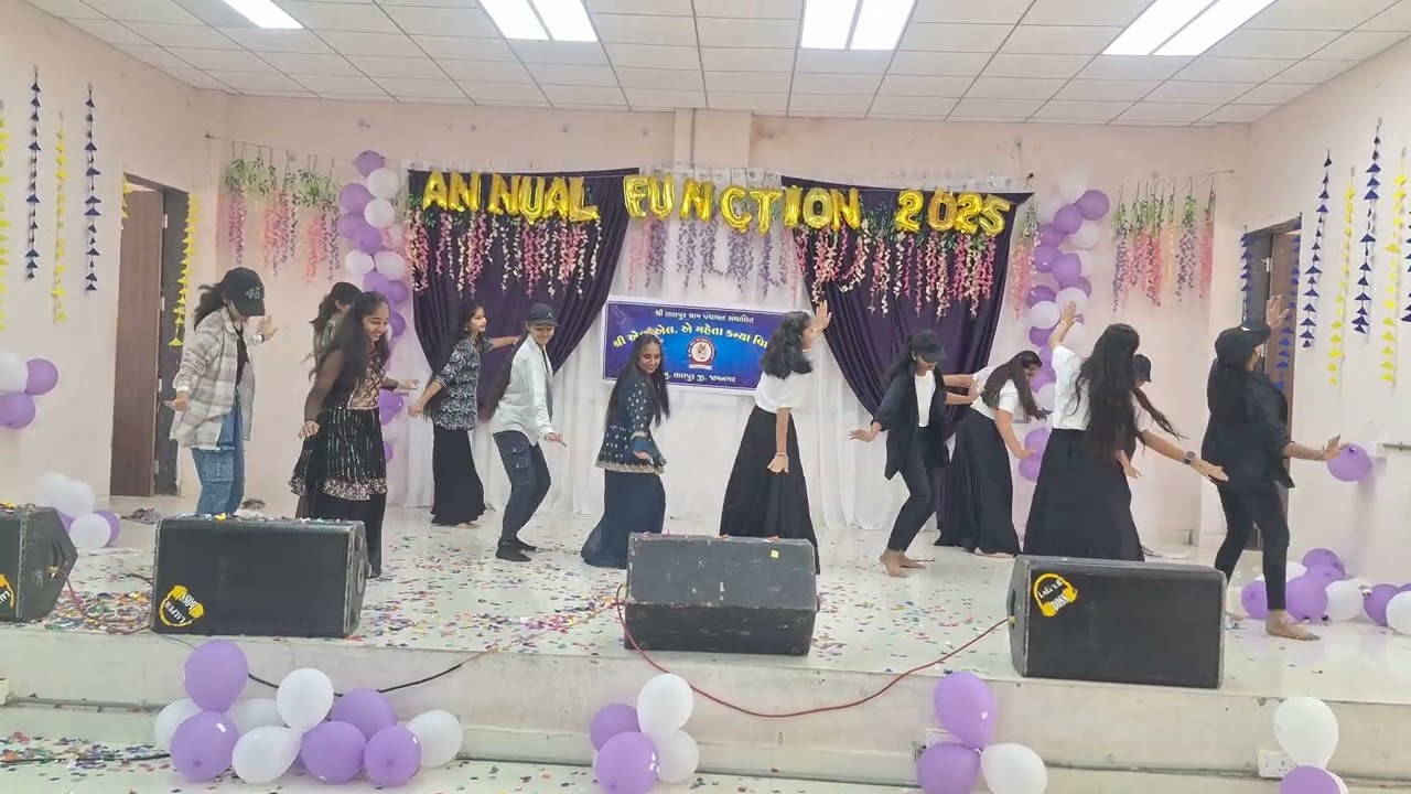 Dance Face-off/ Secondary & Higher secondary students/annual december 2025/L.L.A.MEHTA KANYA LALPUR