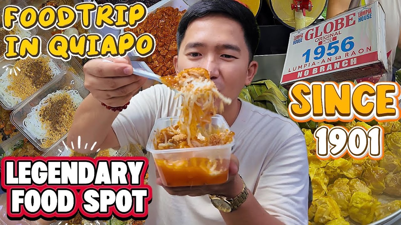 FOODTRIP in QUIAPO MANILA. LEGENDARY FOOD SPOTS MUST TRY in QUIAPO | Kafoodtrip