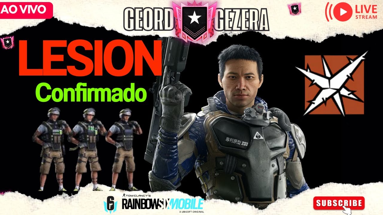 🔥NOVO OPERADOR !? LESION RAINBOW SIX MOBILE, RANKED | #RainbowSixMobile