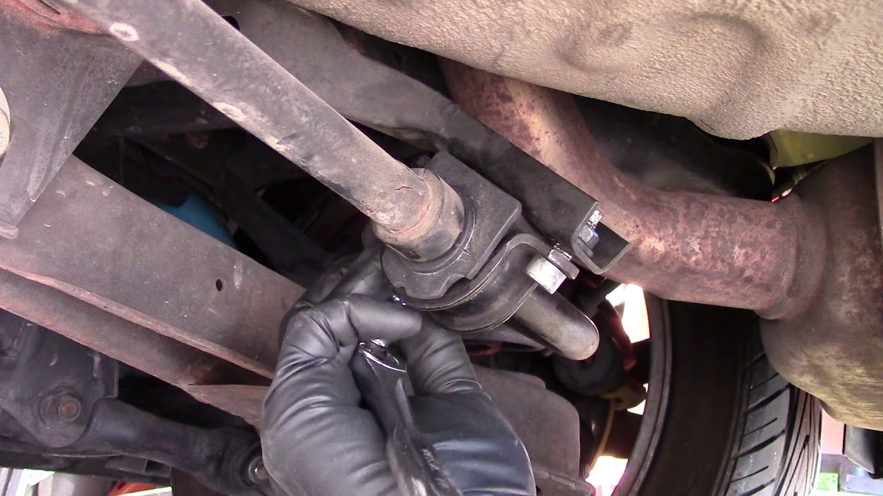 Jaguar X-Type rear stabilizer / sway / anti-roll bar bushing replacement