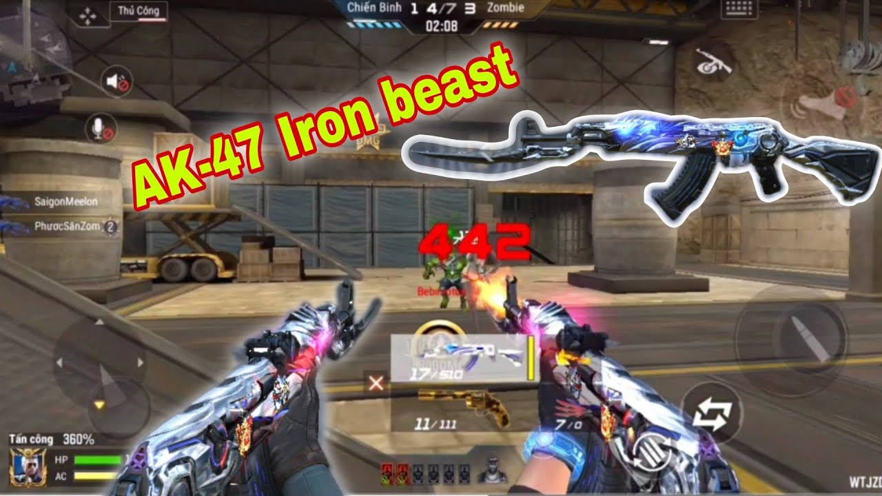 ​CFM | AK-47 Iron Beast Zombie V4 Gameplay