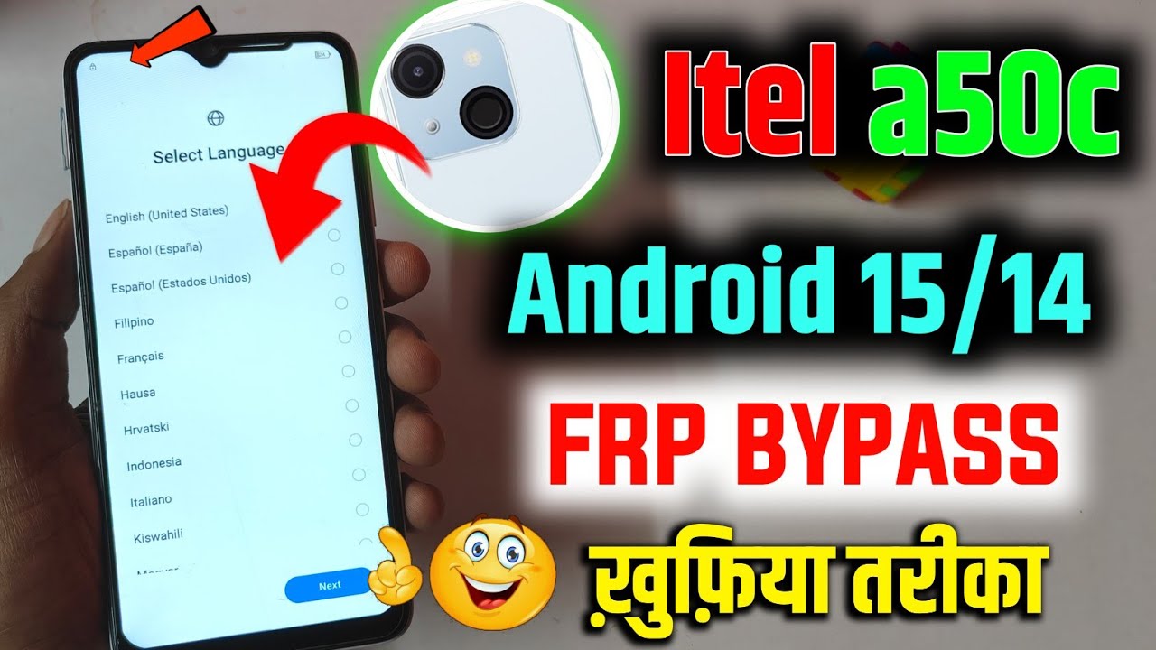 Itel a50c frp bypass || Itel a50c google account bypass