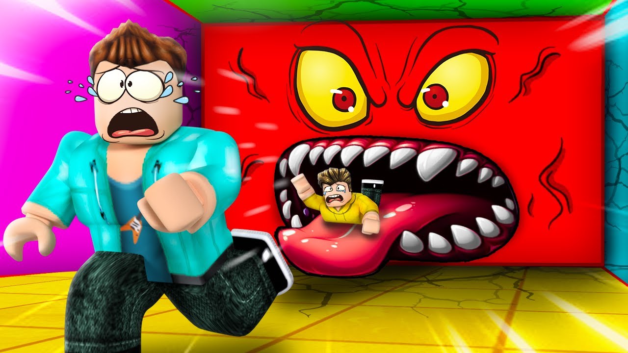 CAN WE ESCAPE THIS CRUSH WALL IN ROBLOX !!