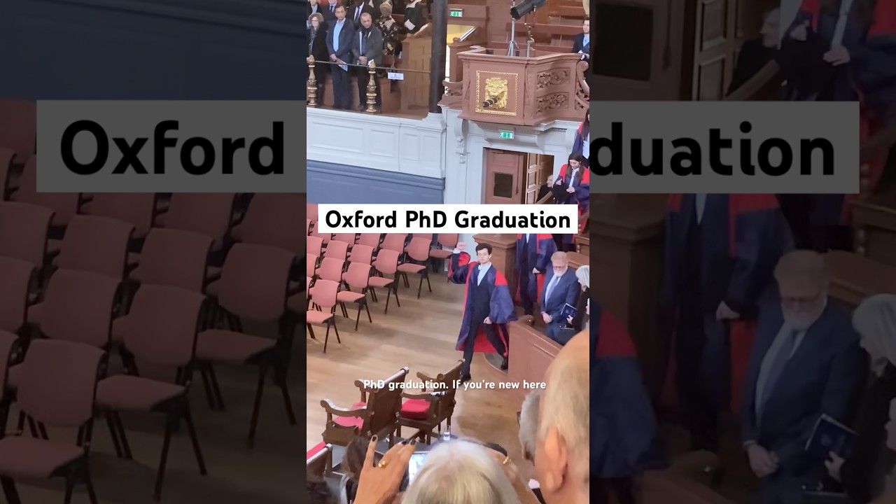 Oxford PhD graduation day