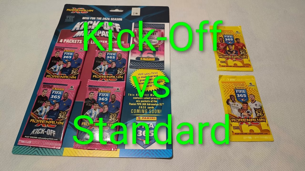 Kick-Off vs Standard Panini FIFA 365 Adrenalyn XL 2026