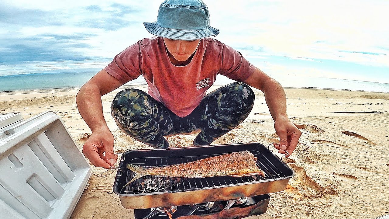 Smoked MAHI Recipe on Beach & Snorkelling Epic Shipwreck!