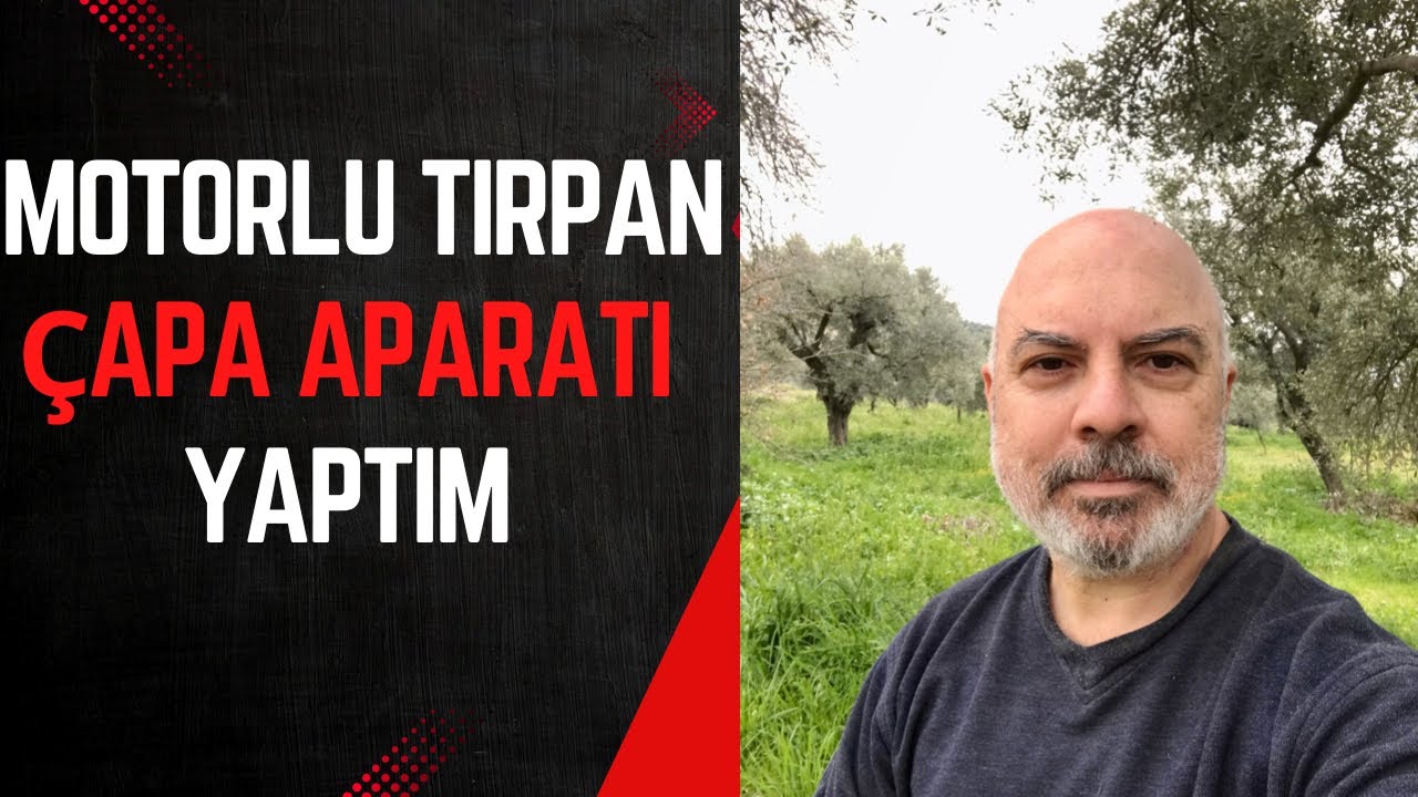 Motorlu Tırpan Çapa aparatı