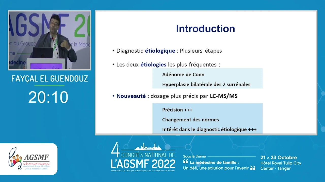 Hyper aldosteronisme primaire, cas pratiques Pr Guandouz Faical