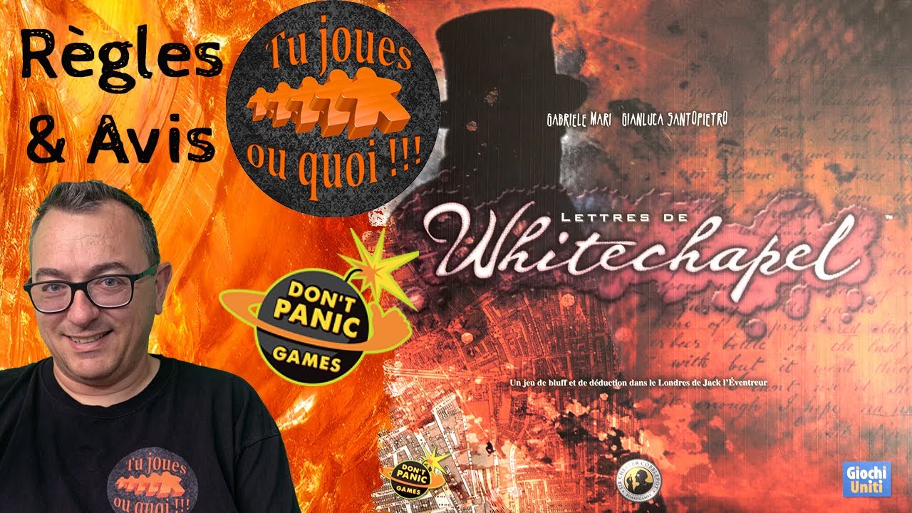 Lettres de Whitechapel Règles et avis