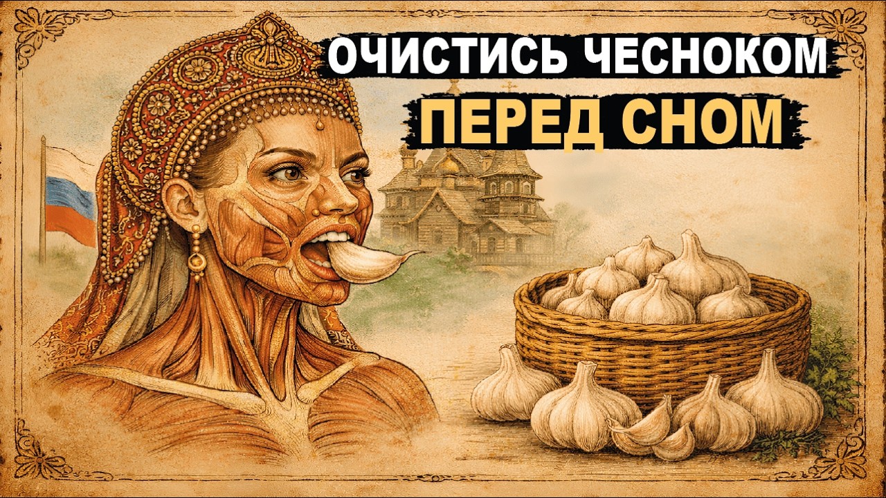 СЫРОЙ ЧЕСНОК ПЕРЕД СНОМ  Защита от НЕГАТИВНОЙ ЭНЕРГИИ