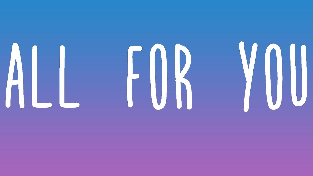 Years & Years - All For You Lyrics