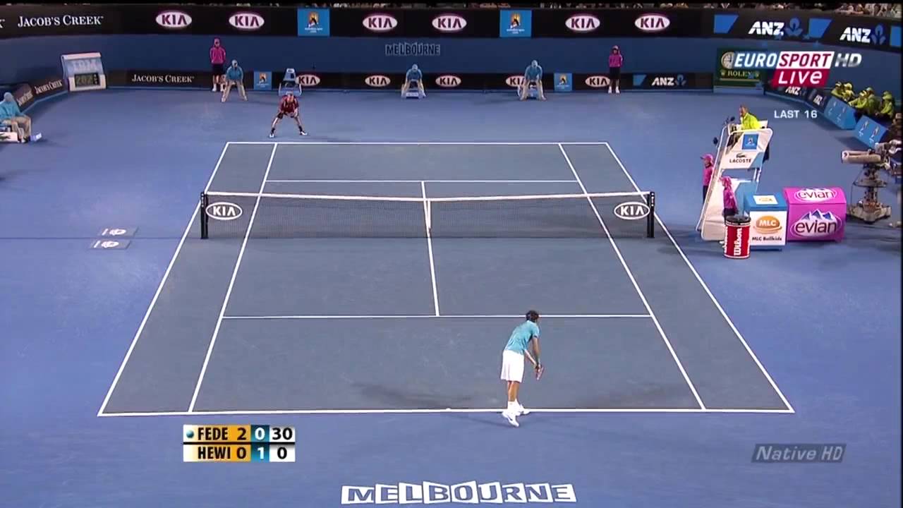Federer vs Hewitt Australian Open 2010 highlights HD