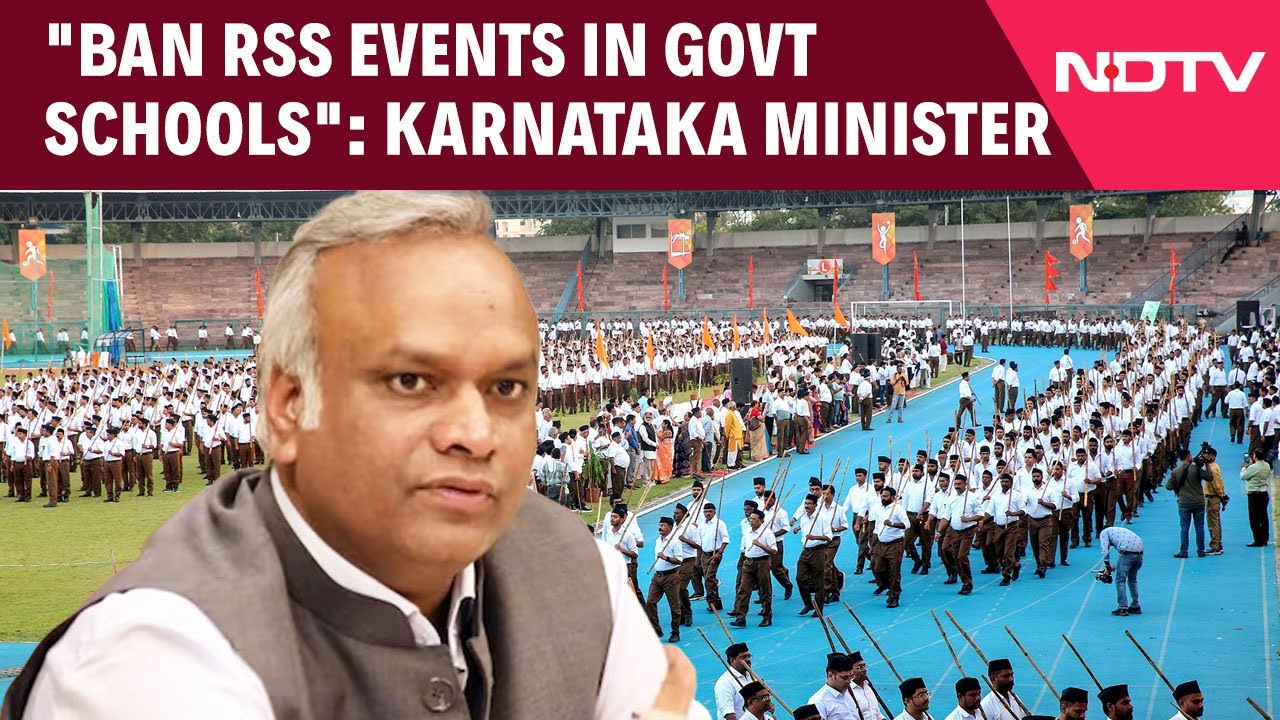 Karnataka News | Karnataka Minister Priyank Kharge Seeks Ban On RSS Activities; BJP Hits Back
