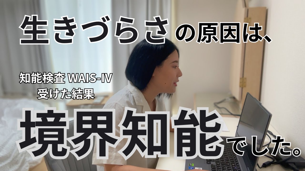 【WAIS-Ⅳ知能検査の結果】境界知能が自分の頭の中を自己分析してみた/発達障害の診断は？/医師に対する本音