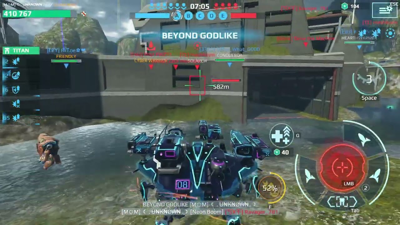 Neon Kaji goes CRAZY on valley map! | War Robots