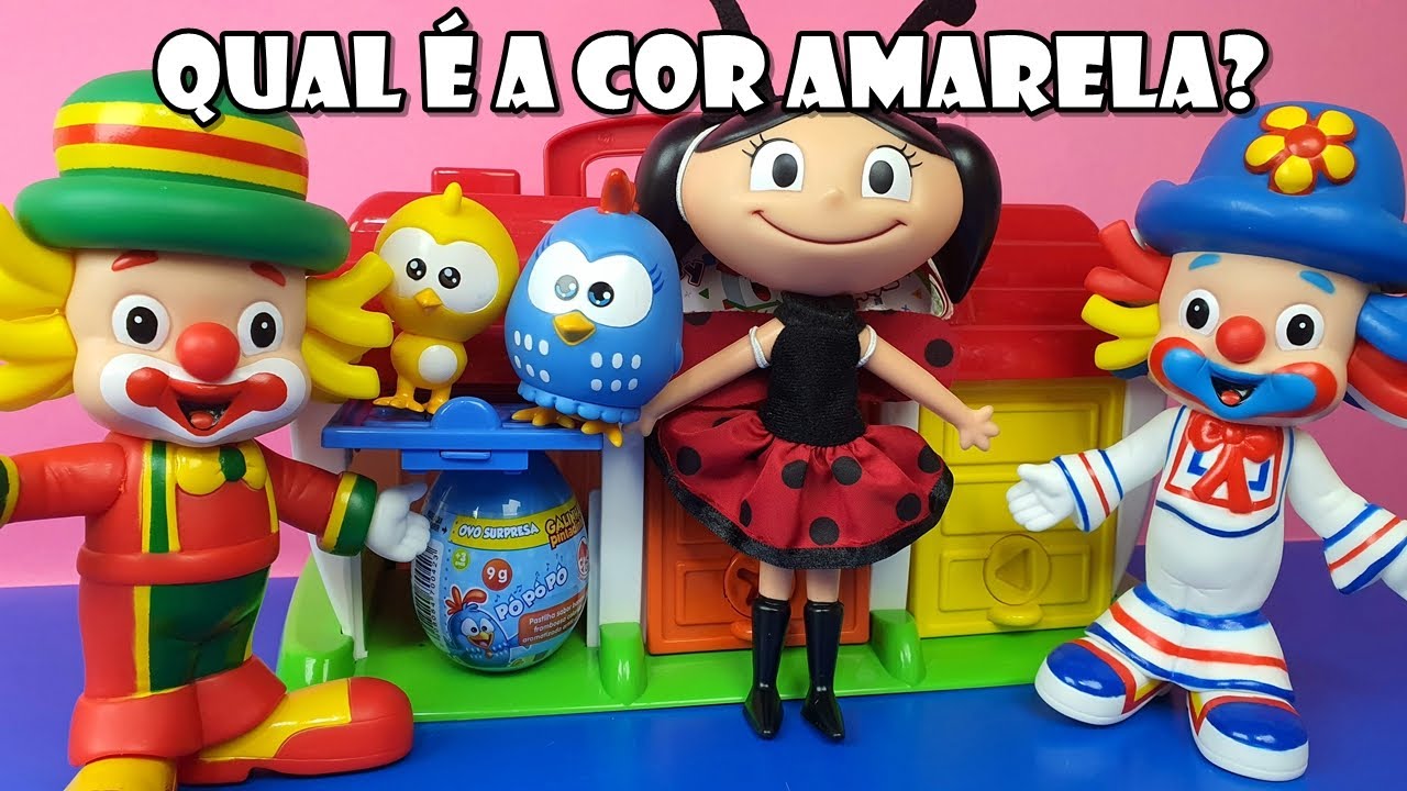 Encontrando Amiguinhos e Surpresas Nas Portas Coloridas Da Luna, Patati e Patatá
