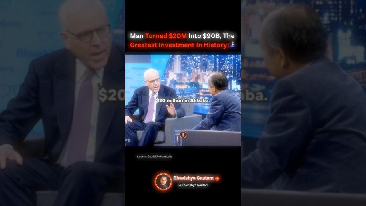 Man Turned $20M Into $90B, The Greatest Investment In History! 💵🤑🔥