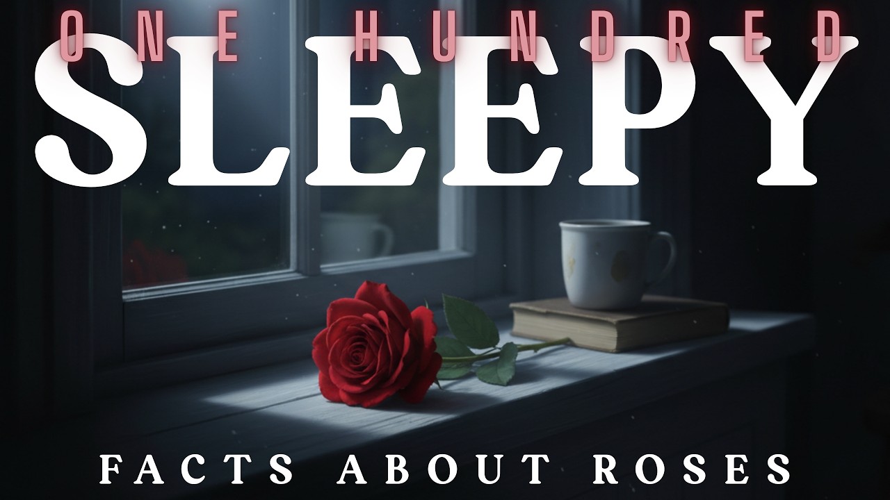 100 Gentle Facts About Roses 🌹 | Rain Sounds for Sleep & Relaxation