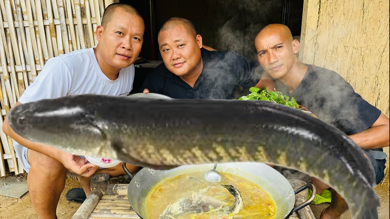 Cắm Câu Đêm: Làm Nồi Cháo Cá Lóc Siêu Ngon