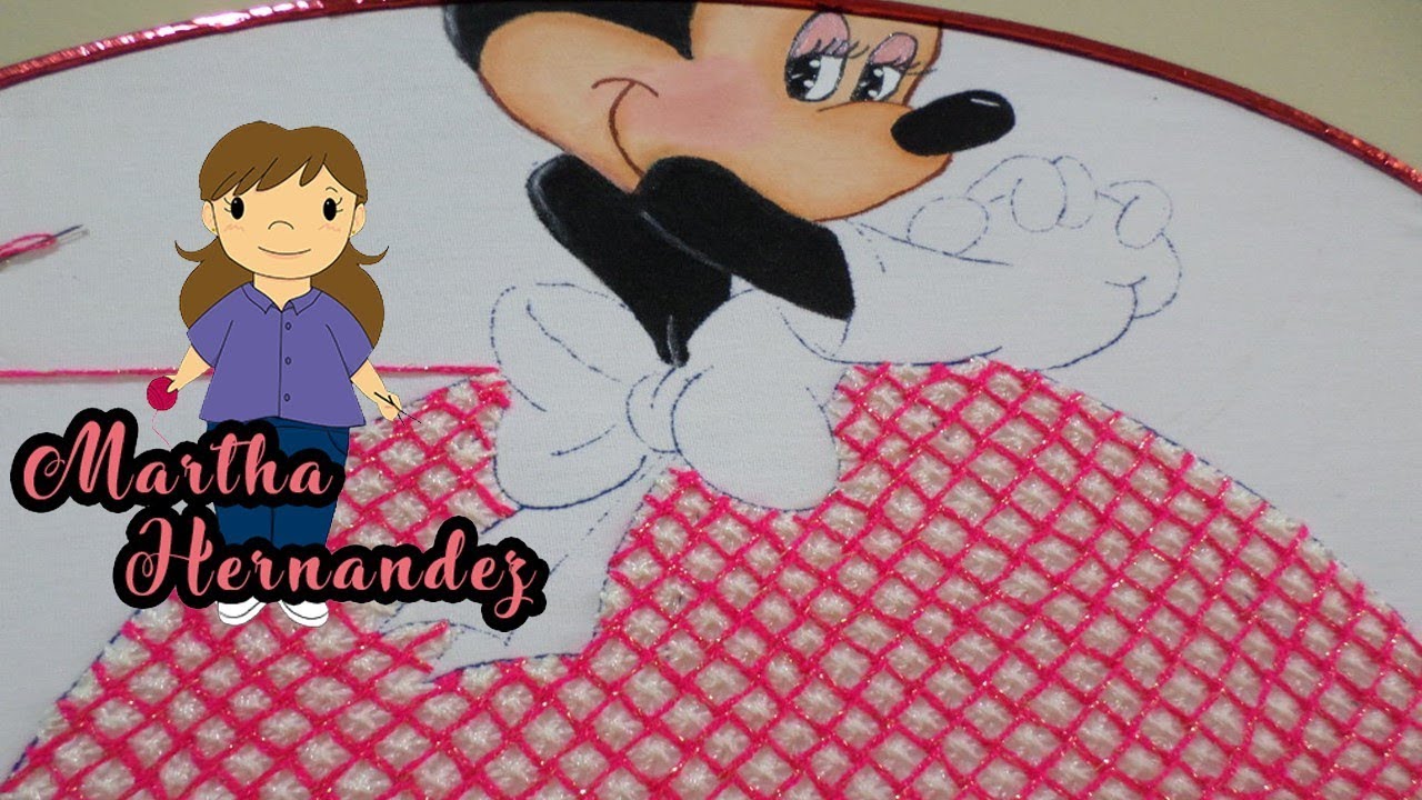 Bordado Fantasia Vestido Mimi ( minnie )
