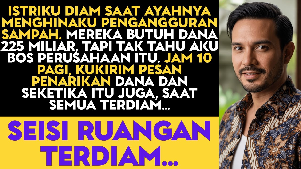 Istriku DIAM Saat Ayah Sebut Aku SAMPAH. Jam 10 Pesanku Terkirim & Rahasia Rp225 MILIAR Terungkap...