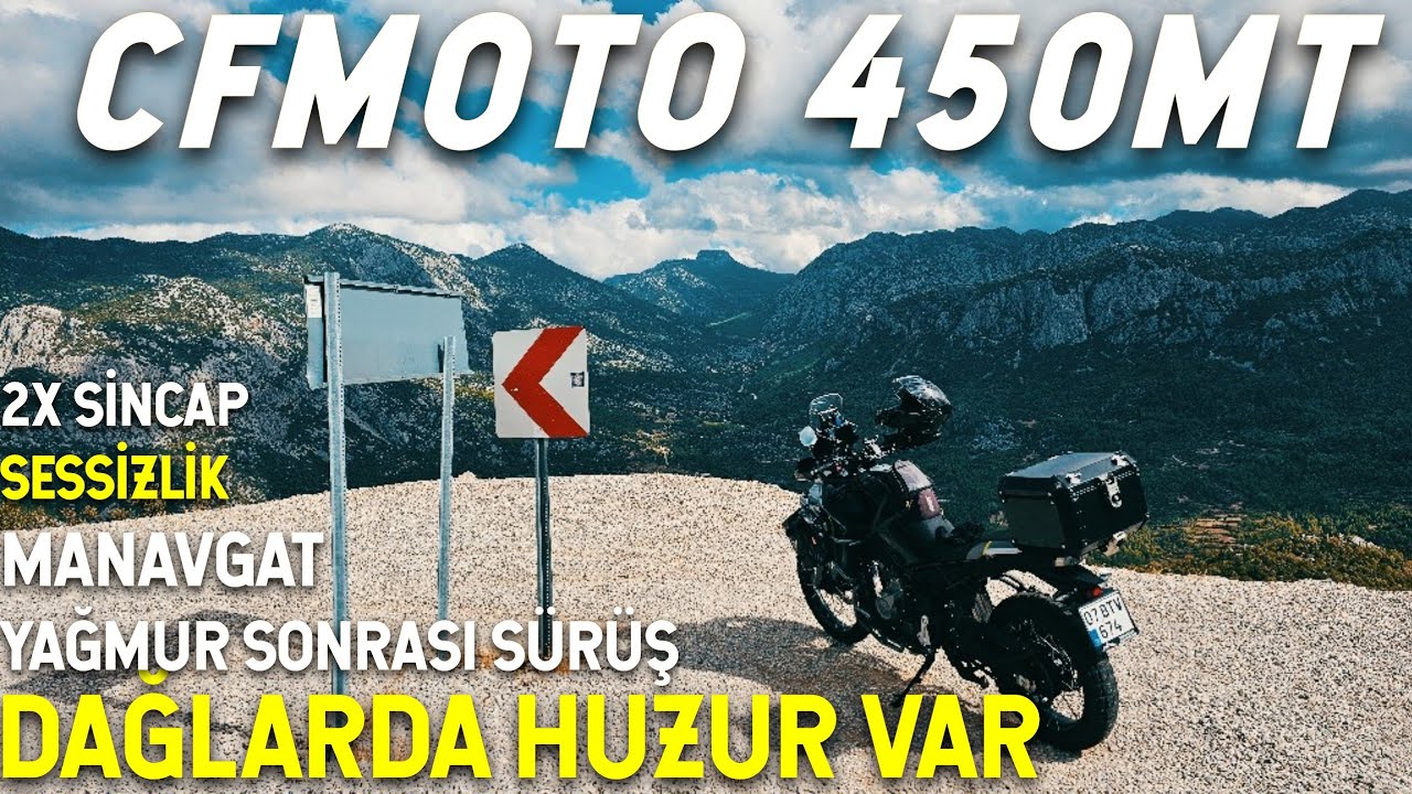 Cfmoto 450MT ile Muazzam Dağ Yolları | Yağmur Sonrası Sürüş | Avason | Bel Yaylası |
