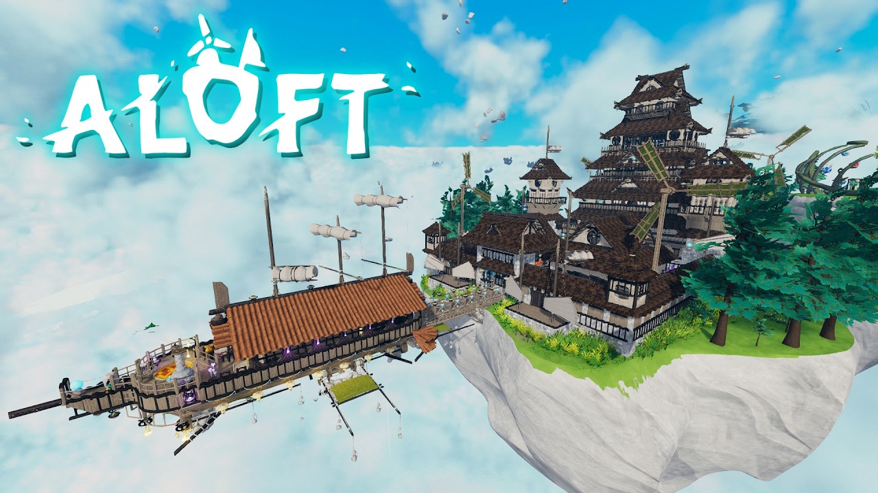 【Aloft】Aloft base building. Japanese Castle and Japanese Old-fasioned House boat 