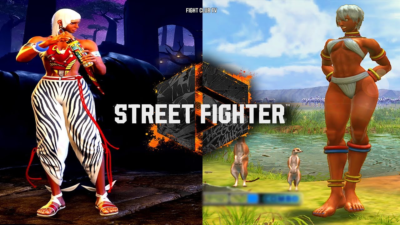 ELENA Gameplay Comparison (SF4 - SF6)