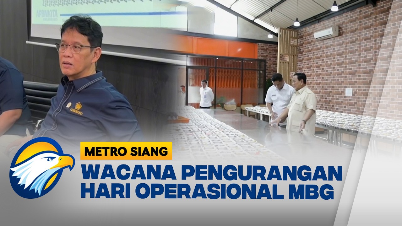 Menkeu Purbaya Buka Opsi Efisiensi Program MBG Jadi 5 Hari Dalam Seminggu - [Metro Siang]