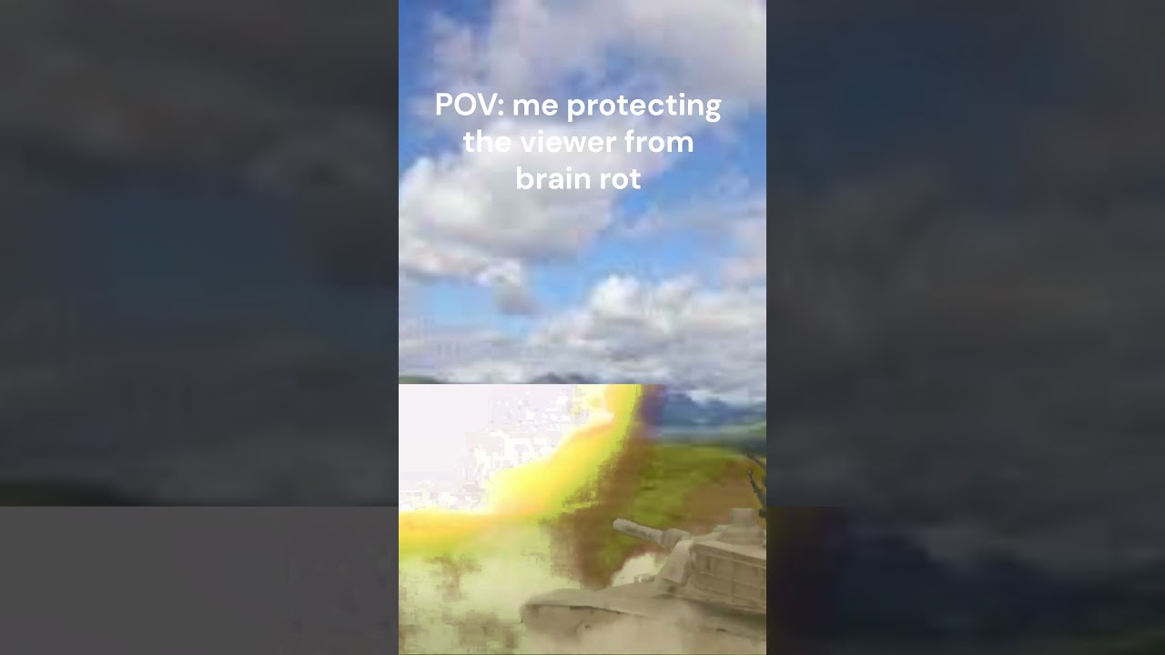 Pov: me protecting my viewers from brain rot #funny #memes #growth #channelgrowth #nobrainrot