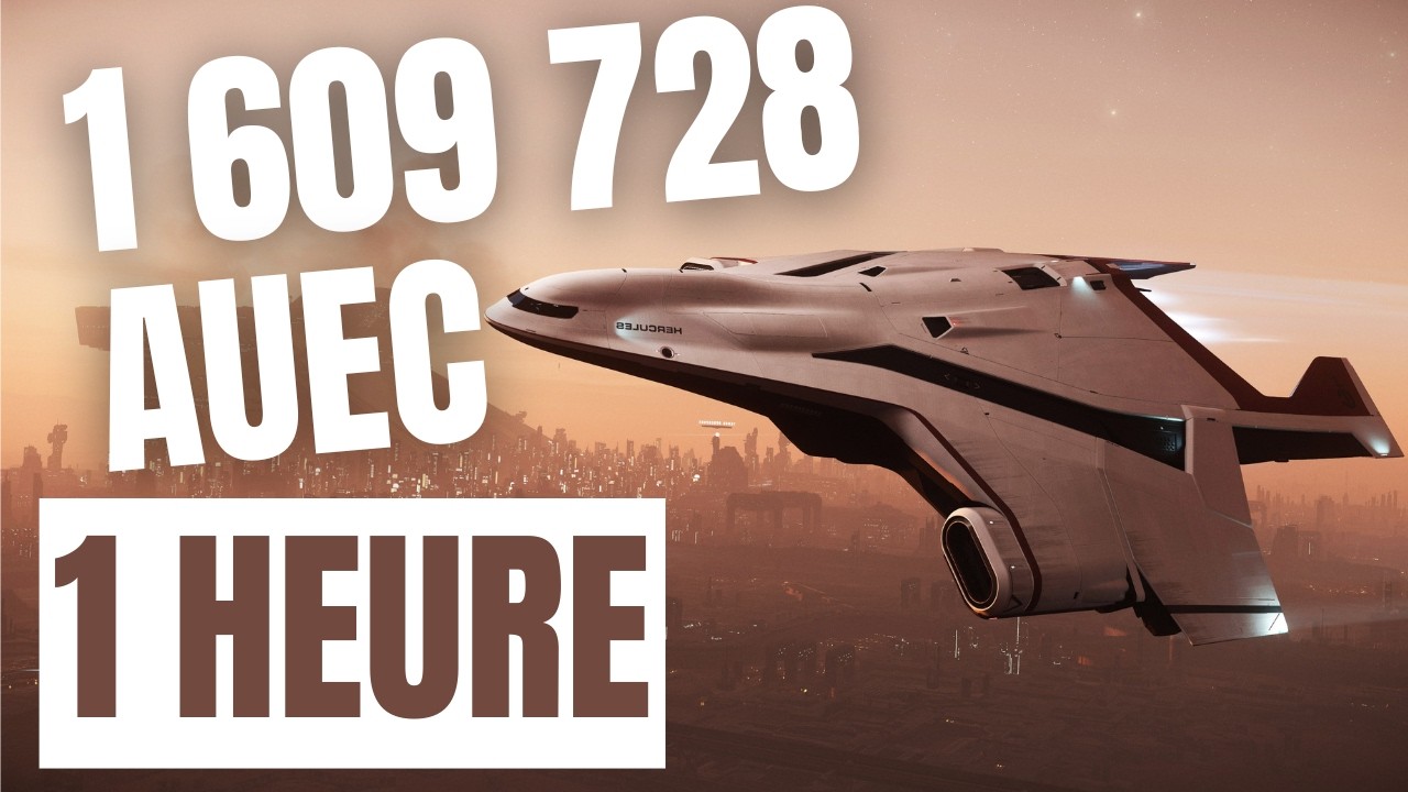 STAR CITIZEN - 1M6 aUEC en moins d'une HEURE - Nouvelle route commercial - Astuce aUEC - LIVE 4.5