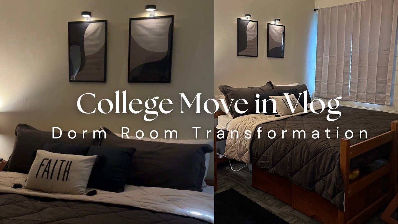 College Move in Vlog + Dorm Transformation | East Carolina University