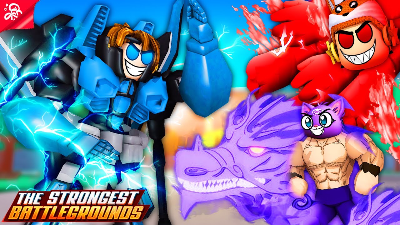 TESTEI O MECHA vs OS MELHORES PERSONAGENS DO STRONGEST BATTLEGROUNDS