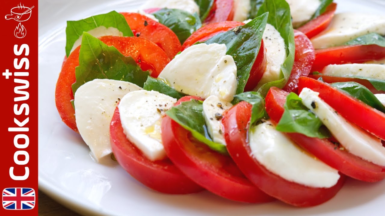 Tomato and Mozzarella Salad - Caprese Salad (tomato salad)