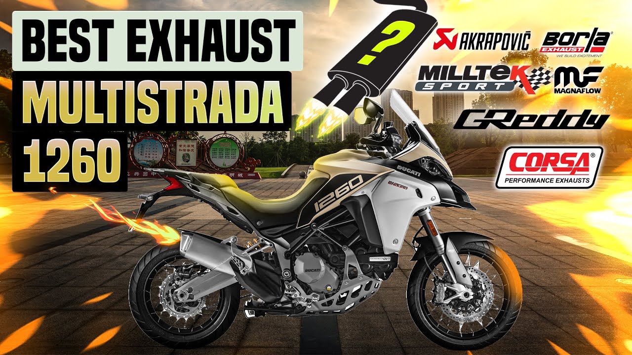 Ducati Multistrada 1260 Exhaust Sound 🔥 Akrapovic,Enduro,Termignoni,Pikes Peak,Review,Mods,Upgrade+