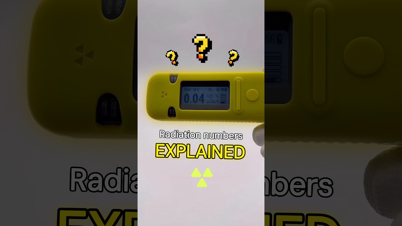 ❓Are these numbers concerning or normal? Let&rsquo;s see! #radiacode #radiation #nuclear #physics